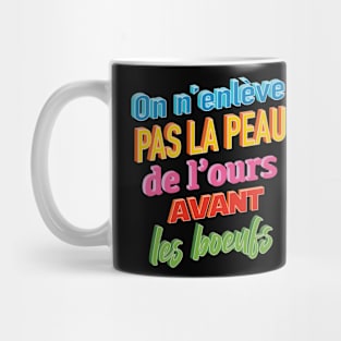 L'ours avant les boeufs Mug